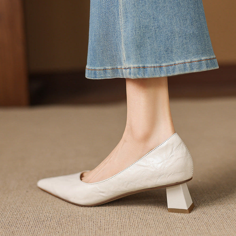 Anna-Berg | Genuine Leather Heels