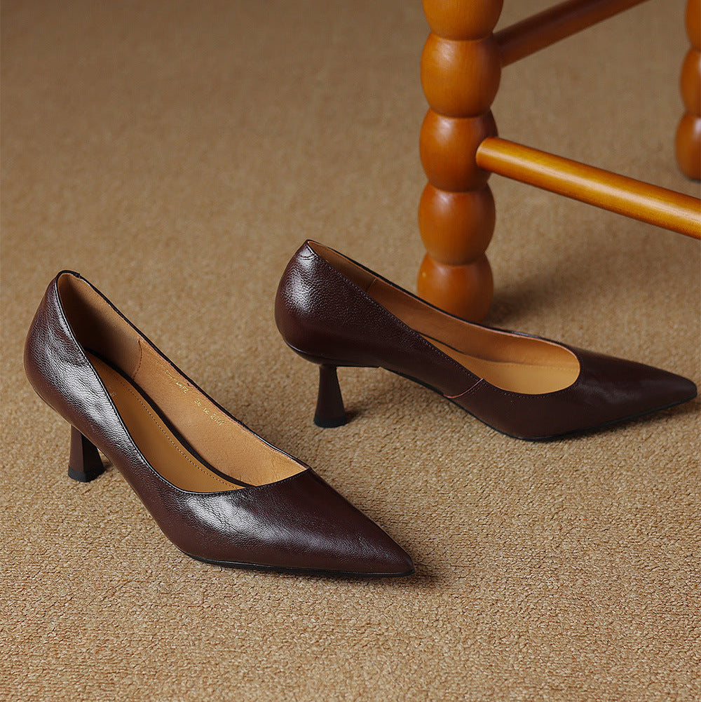 Anna-Berg | Genuine Leather Heels