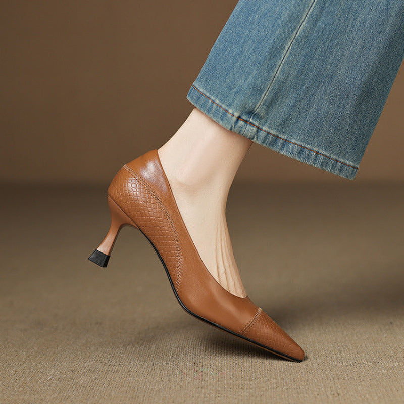 Anna-Berg | Genuine Leather Heels