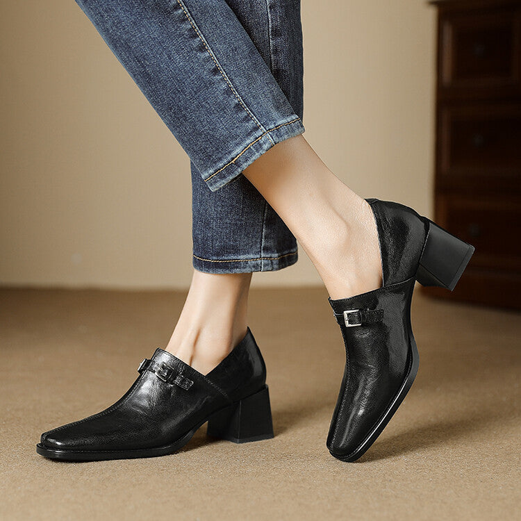 Anna-Berg | Genuine Leather Heels