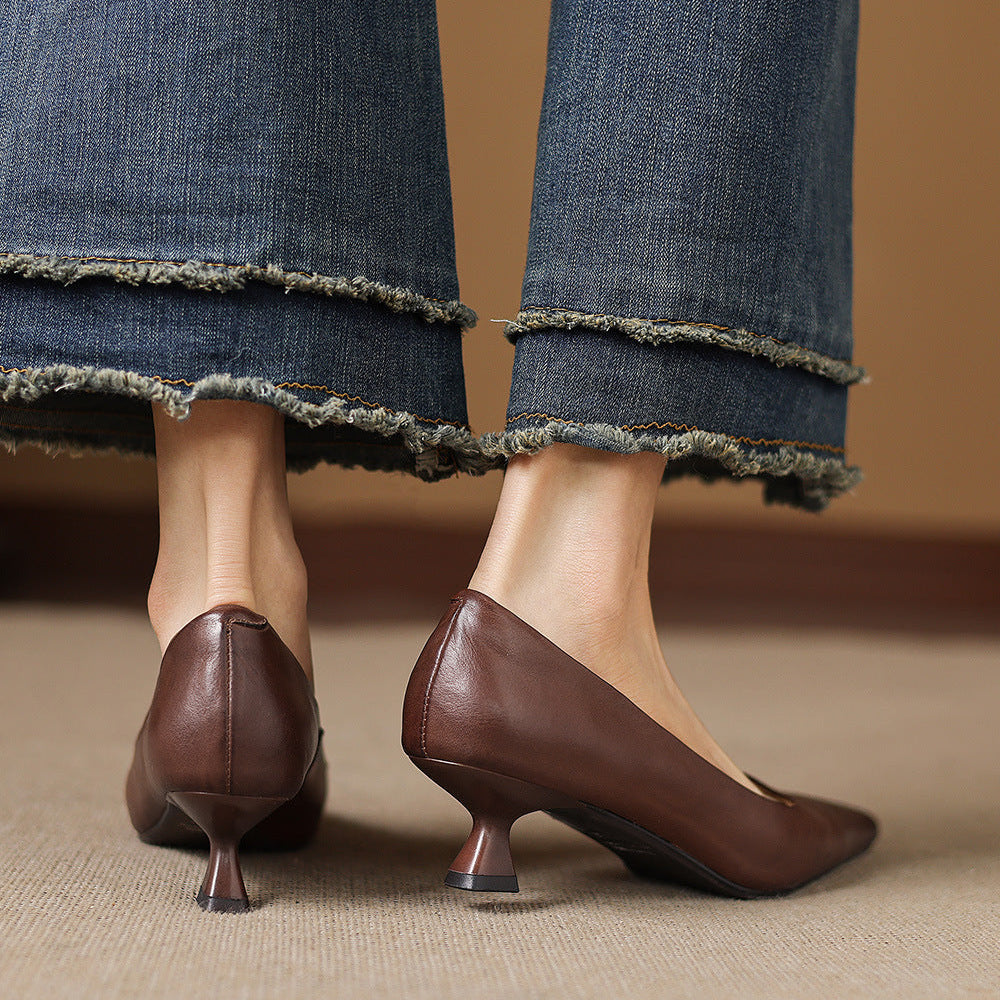 Anna-Berg | Genuine Leather Heels