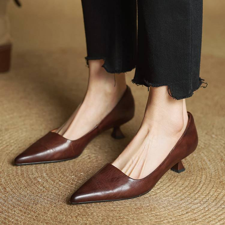 Anna-Berg | Genuine Leather Heels