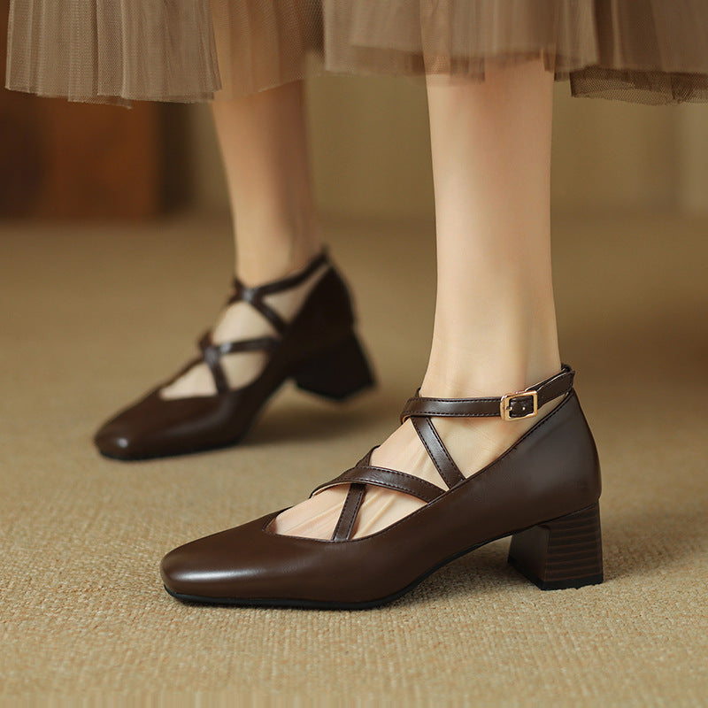 Anna-Berg | Leather Heels