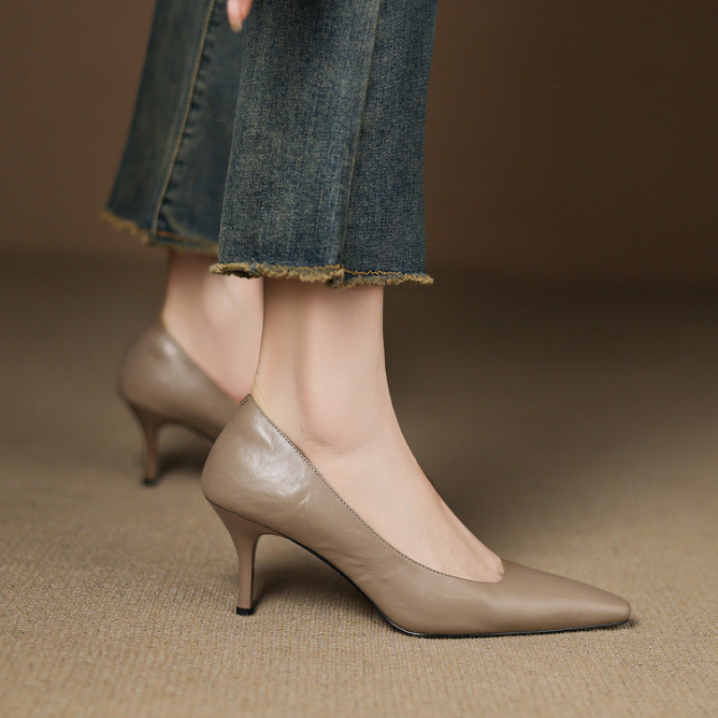 Anna-Berg | Genuine Leather Heels