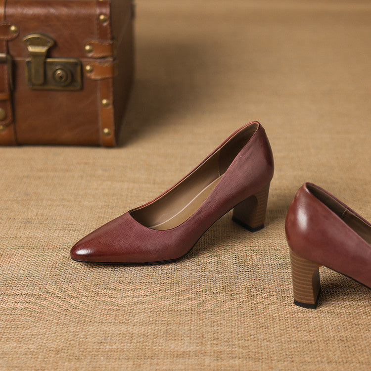 Anna-Berg | Genuine Leather Heels