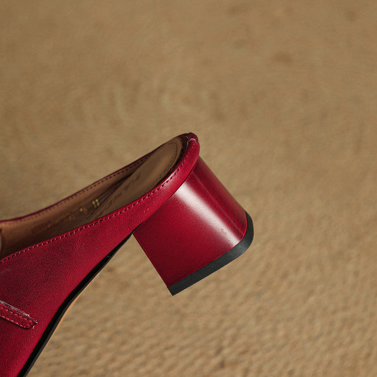 Anna-Berg | Genuine Leather Mules