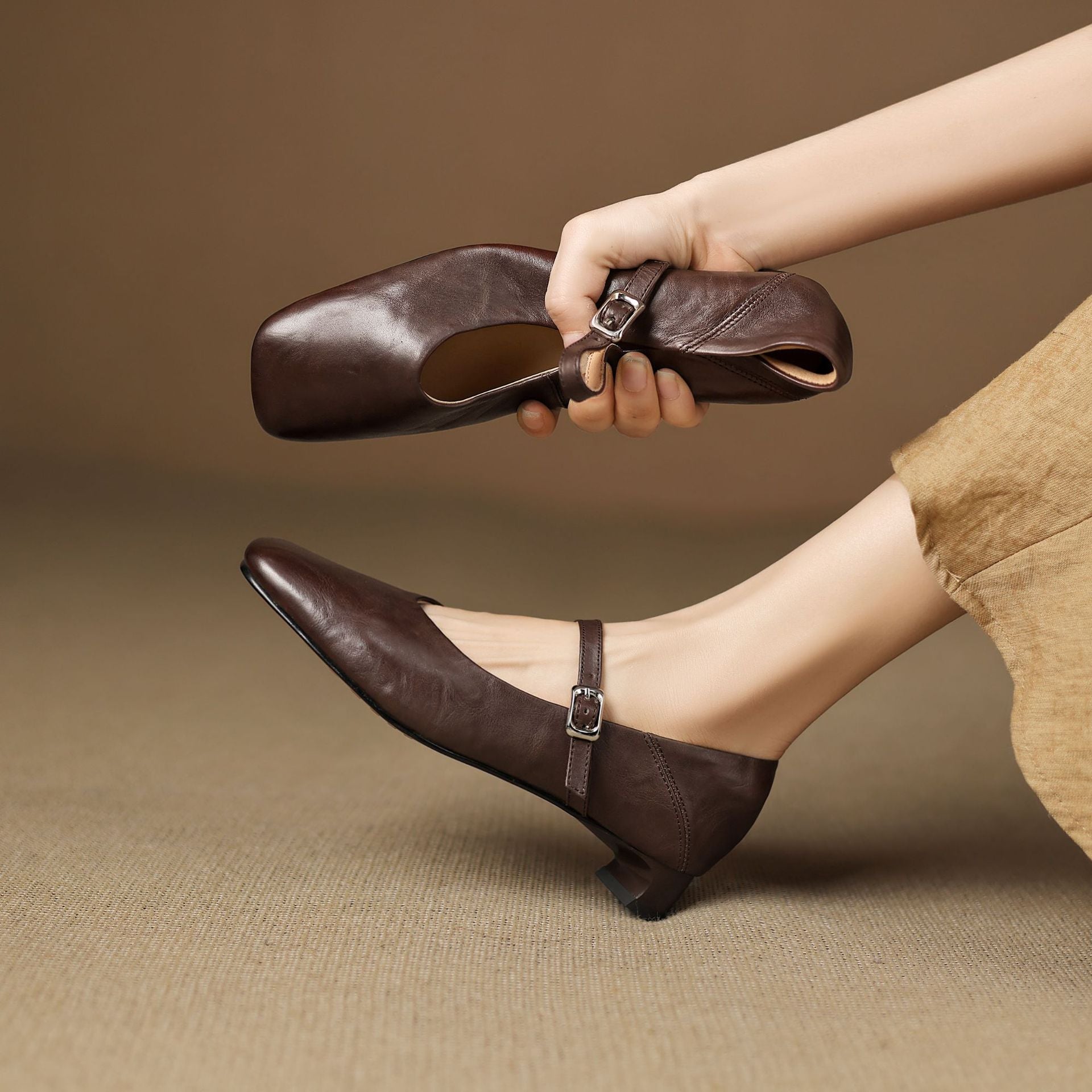 Anna-Berg | Genuine Leather Flats