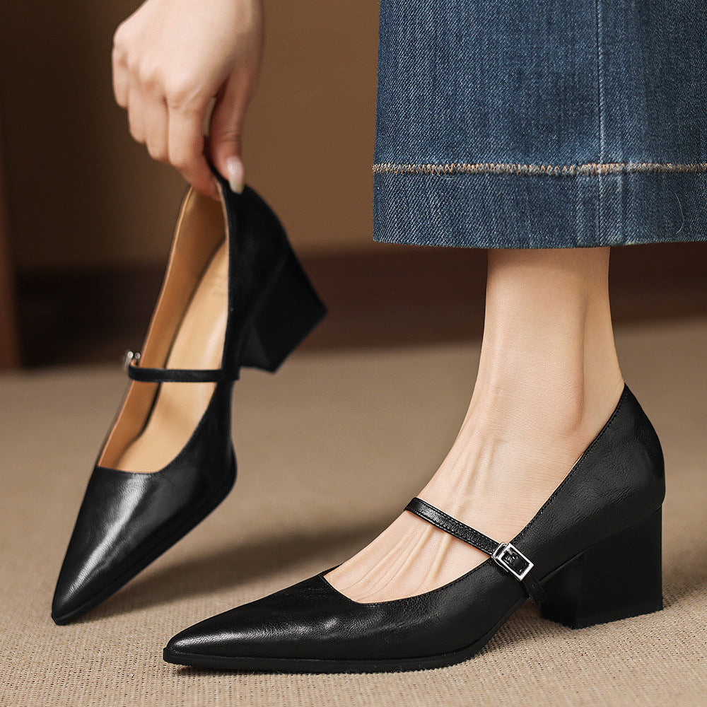 Anna-Berg | Genuine Leather Heels