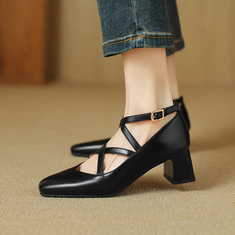 Anna-Berg | Leather Heels