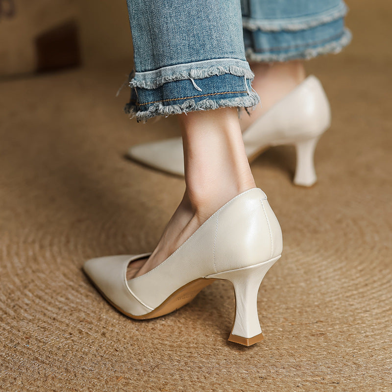Anna-Berg | Genuine Leather Heels