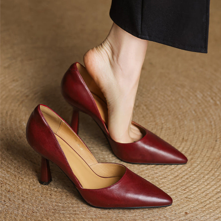 Anna-Berg | Leather Heels