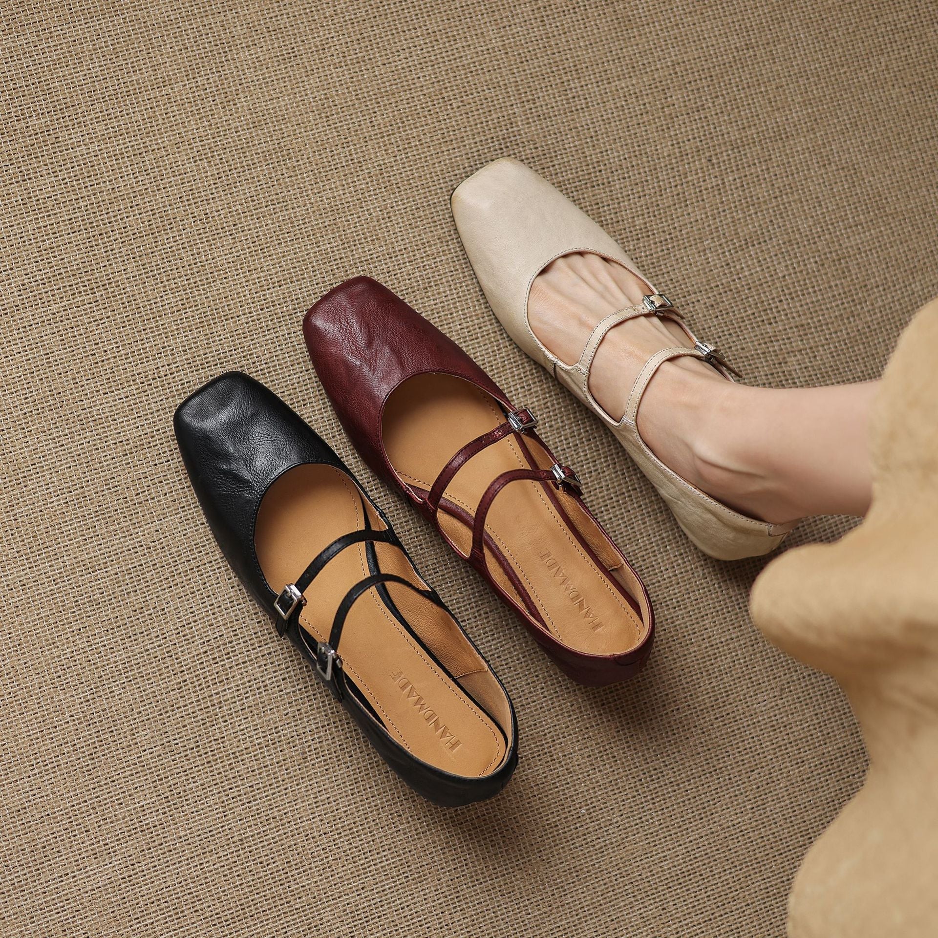 Anna-Berg | Genuine Leather Flats