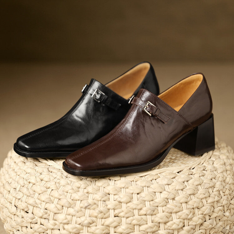 Anna-Berg | Genuine Leather Heels