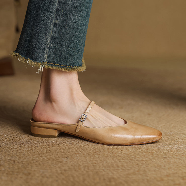 Anna-Berg | Genuine Leather Mules