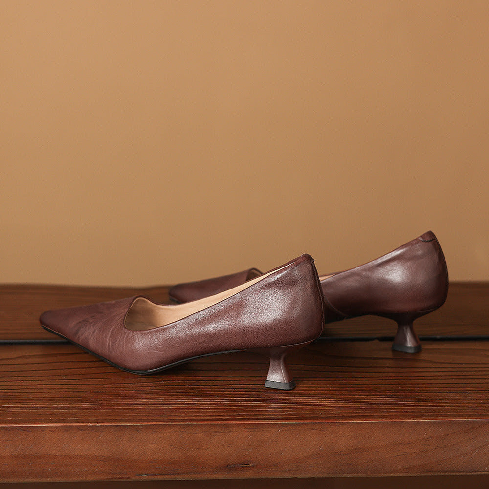 Anna-Berg | Genuine Leather Heels