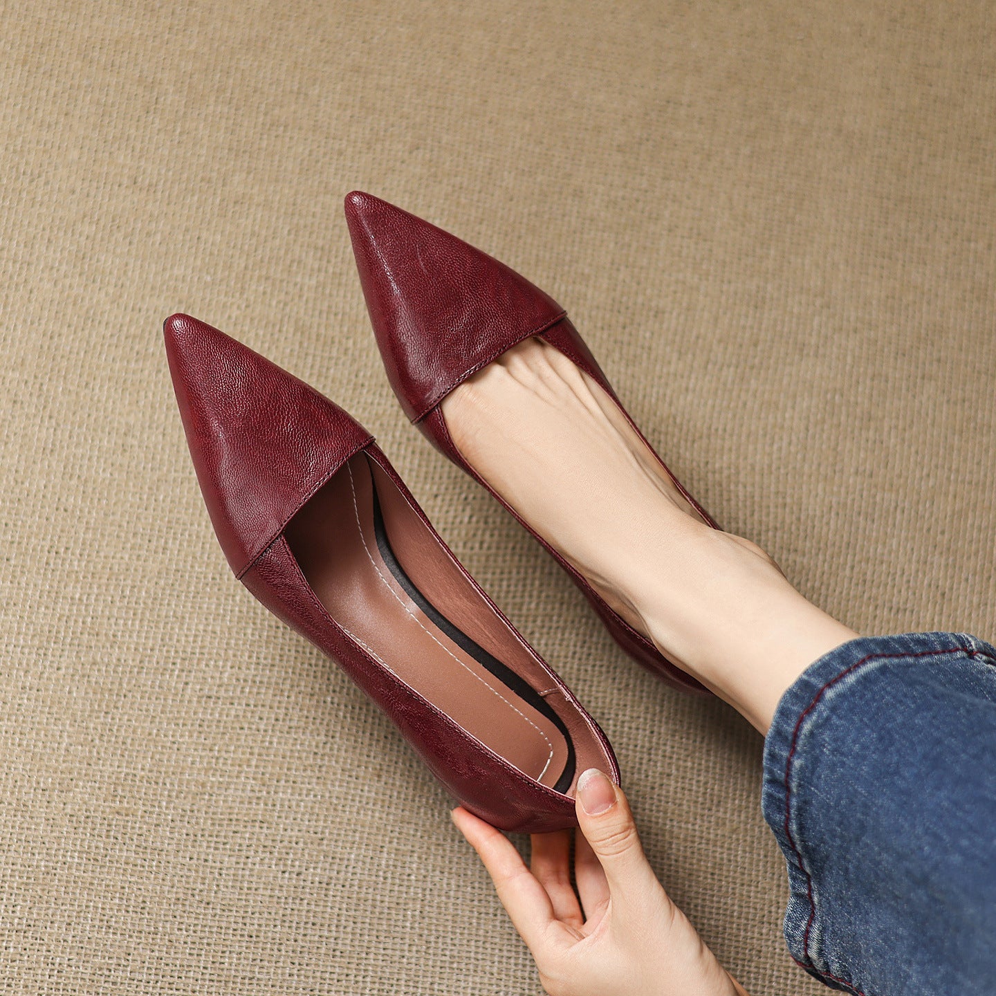 Anna-Berg | Genuine Leather Heels