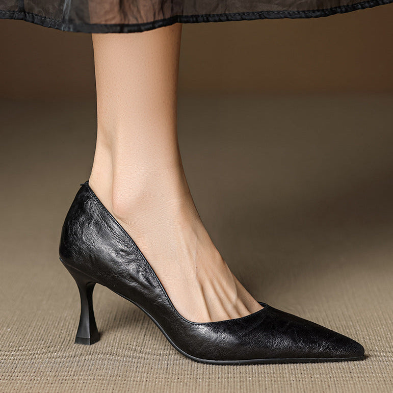 Anna-Berg | Genuine Leather Heels