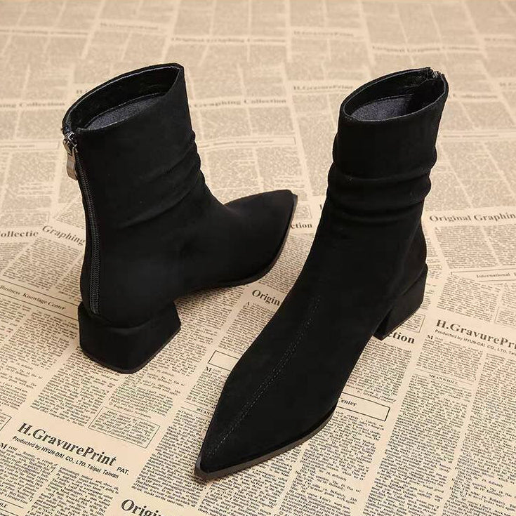 Anna-Berg | Leather Ankle Boots