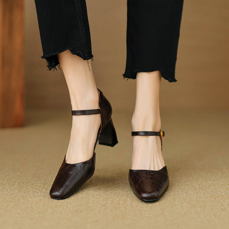 Anna-Berg | Genuine Leather Heels