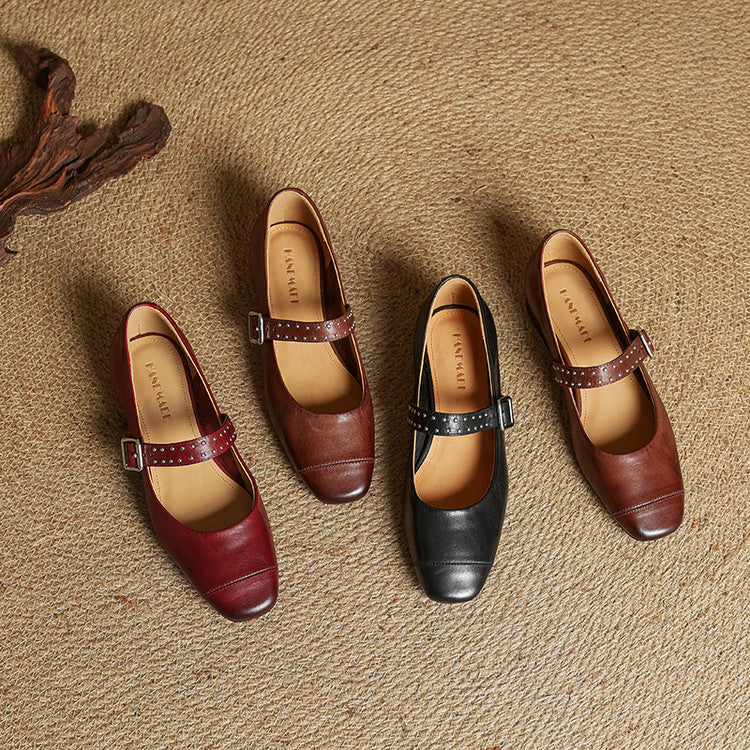 Anna-Berg | Genuine Leather Heels