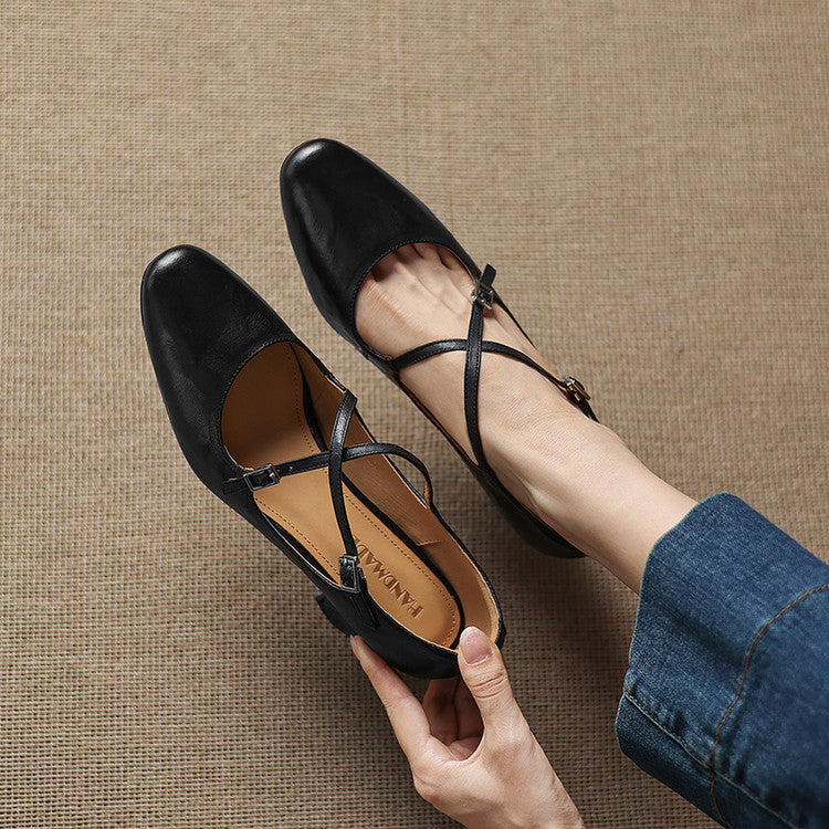 Anna-Berg | Genuine Leather Heels