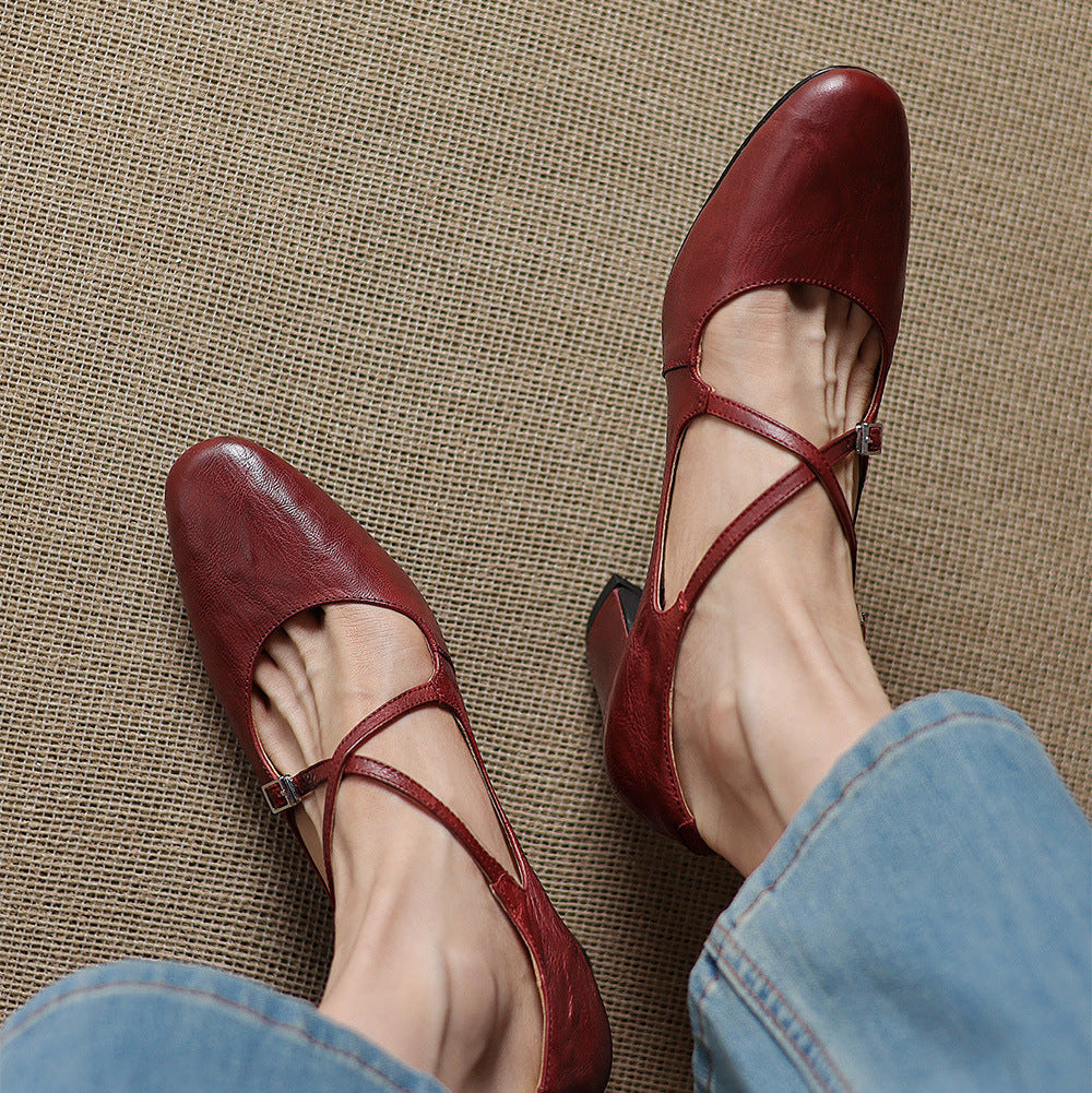 Anna-Berg | Genuine Leather Heels
