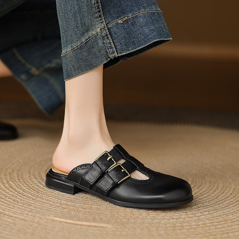 Anna-Berg | Leather Mules