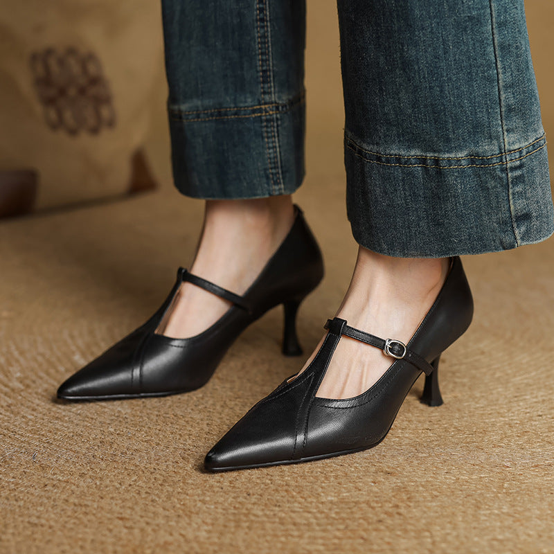 Anna-Berg | Genuine Leather Heels