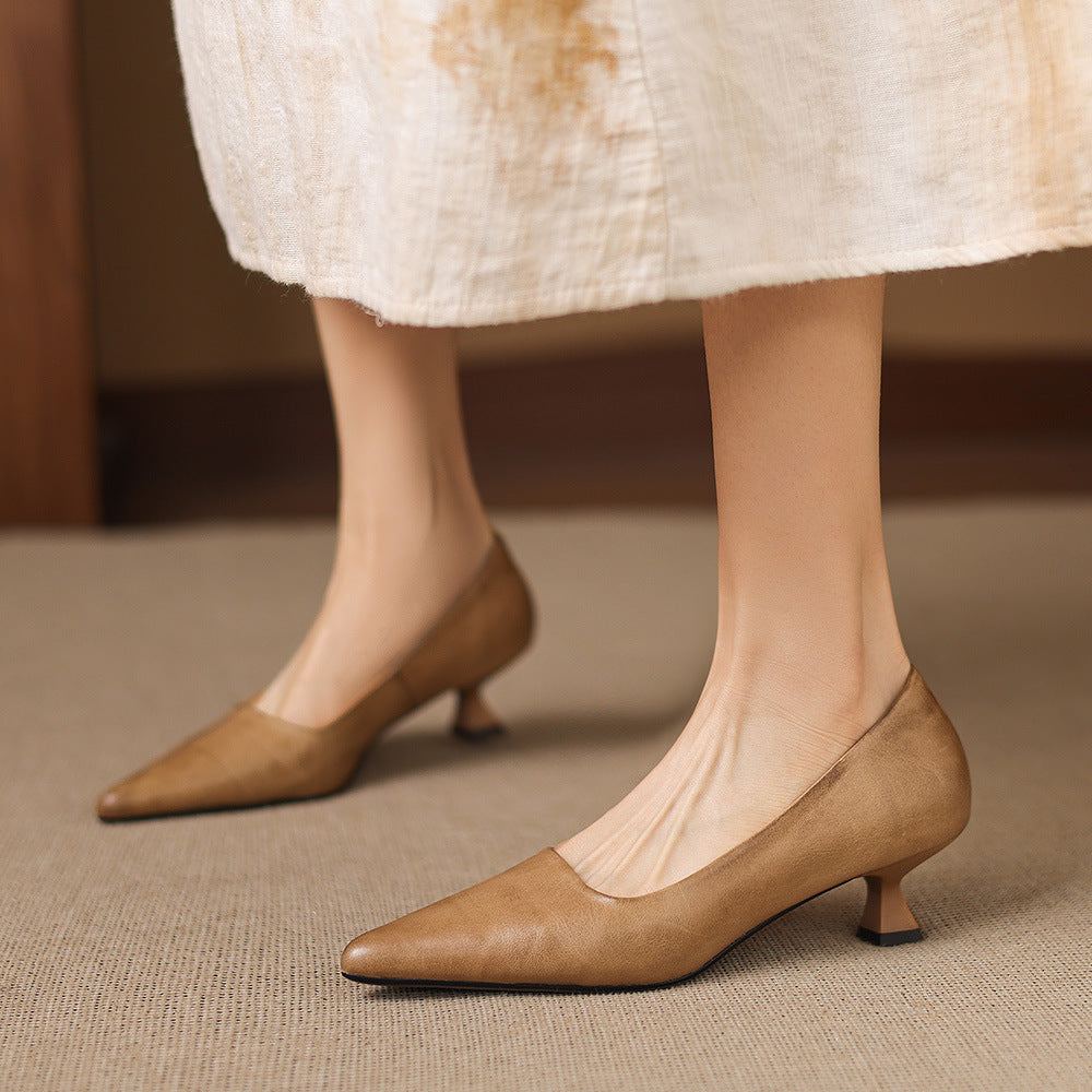 Anna-Berg | Genuine Leather Heels