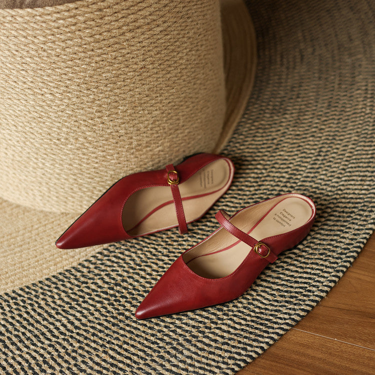 Anna-Berg | Genuine Leather Mules