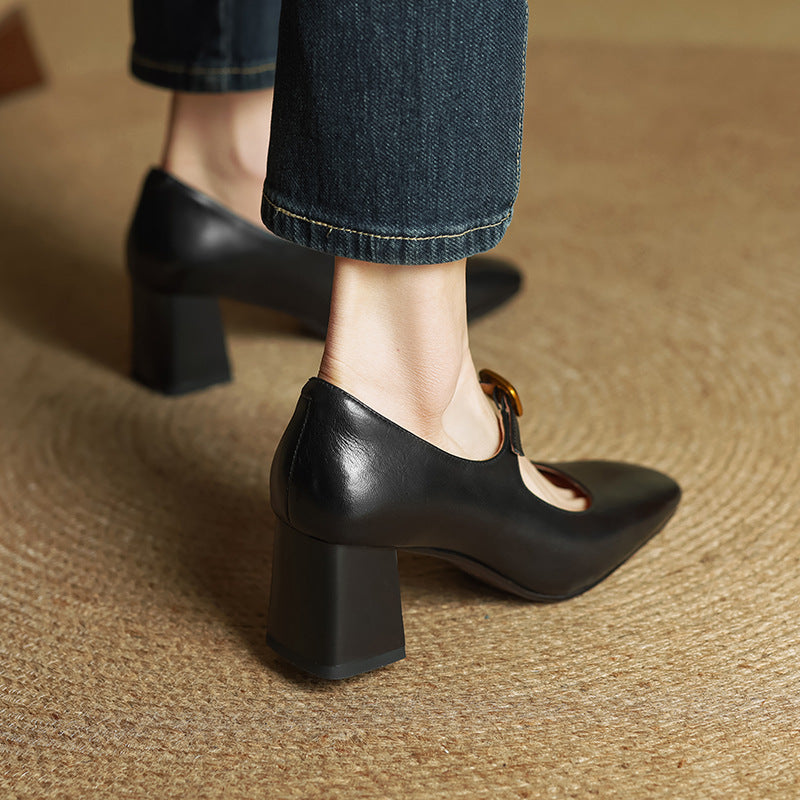 Anna-Berg | Genuine Leather Heels