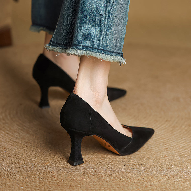 Anna-Berg | Genuine Leather Heels