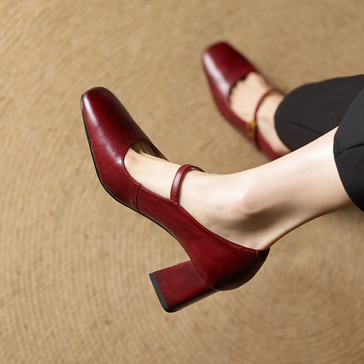 Anna-Berg | Genuine Leather Heels