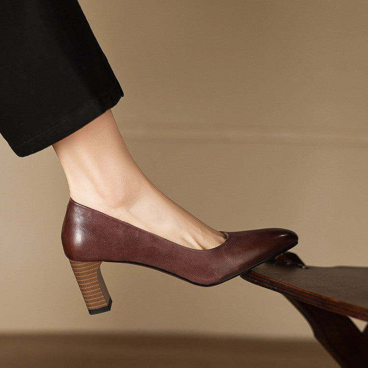 Anna-Berg | Genuine Leather Heels