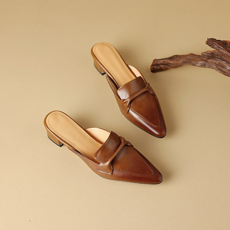 Anna-Berg | Genuine Leather Mules
