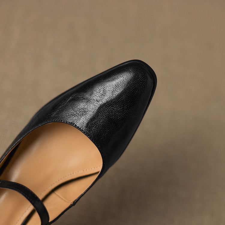Anna-Berg | Genuine Leather Heels