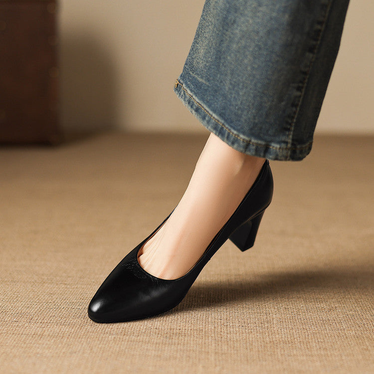 Anna-Berg | Genuine Leather Heels