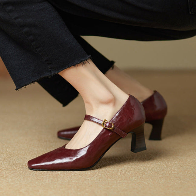 Anna-Berg | Genuine Leather Heels