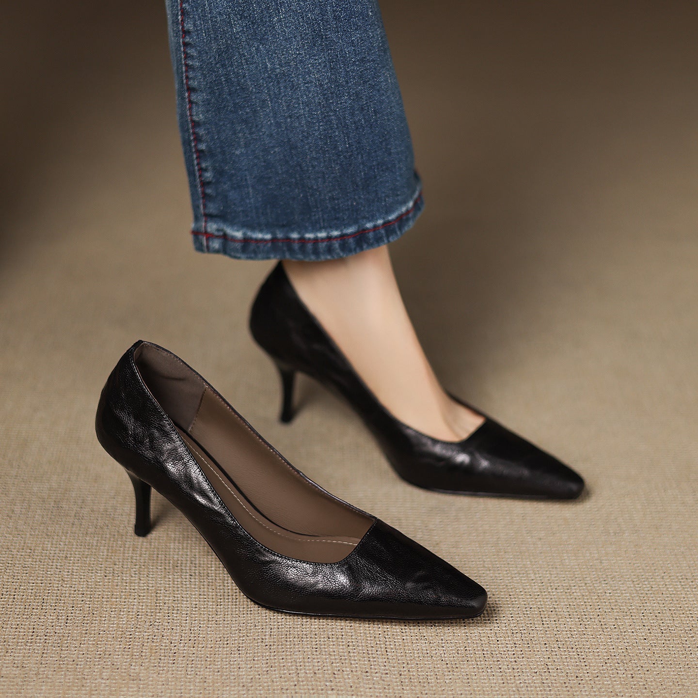 Anna-Berg | Genuine Leather Heels