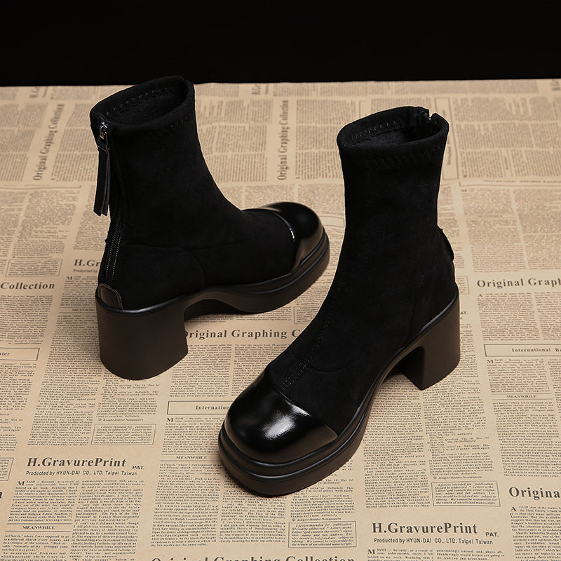 Anna-Berg | Leather Ankle Boots