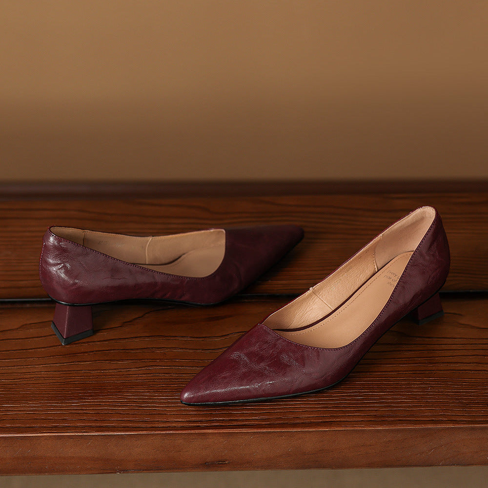 Anna-Berg | Genuine Leather Heels