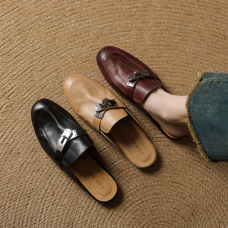 Anna-Berg | Genuine Leather Mules