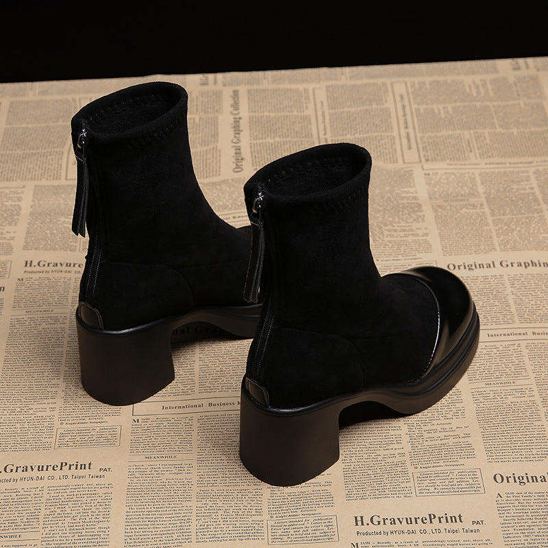 Anna-Berg | Leather Ankle Boots