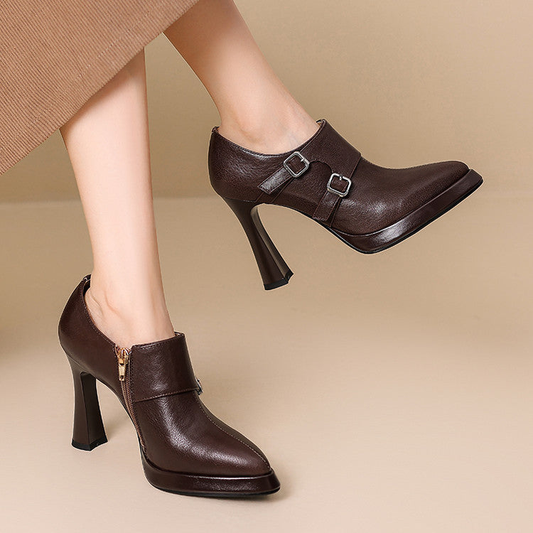 Anna-Berg | Genuine Leather Heels