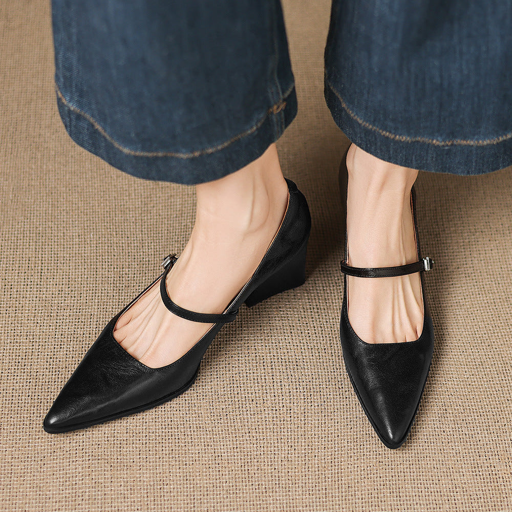 Anna-Berg | Genuine Leather Heels