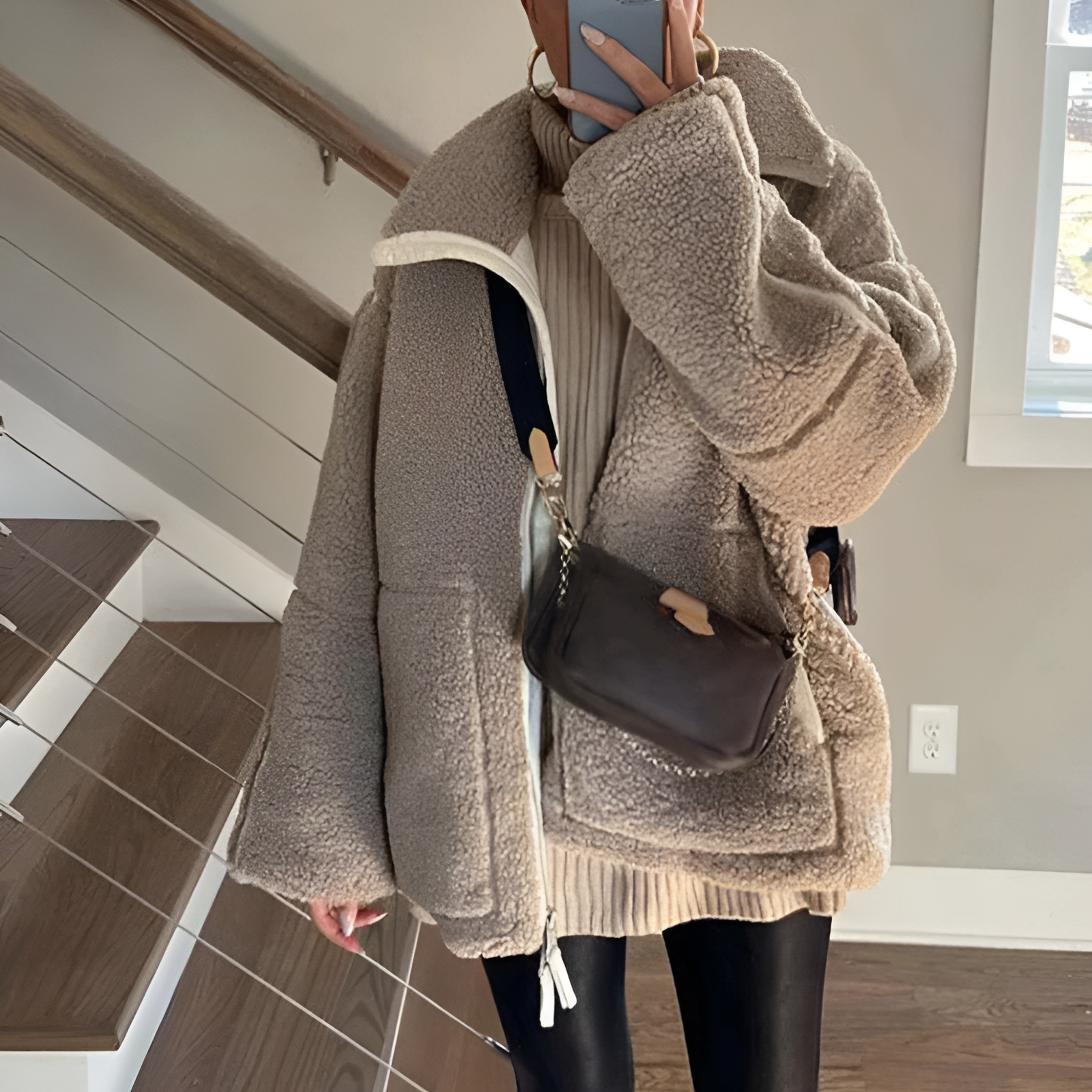 Anna-Berg | Women's Soft Teddy Fleece Jacket