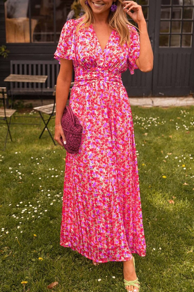 Anna-Berg | Timeless Floral Elegance Maxi Dress