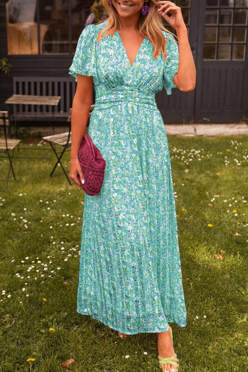 Anna-Berg | Timeless Floral Elegance Maxi Dress