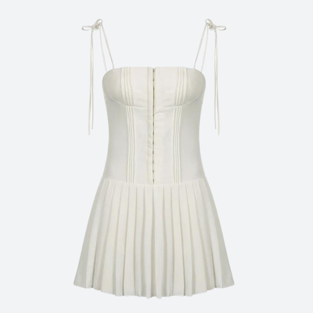 Anna-Berg | Pleated Corset Dress