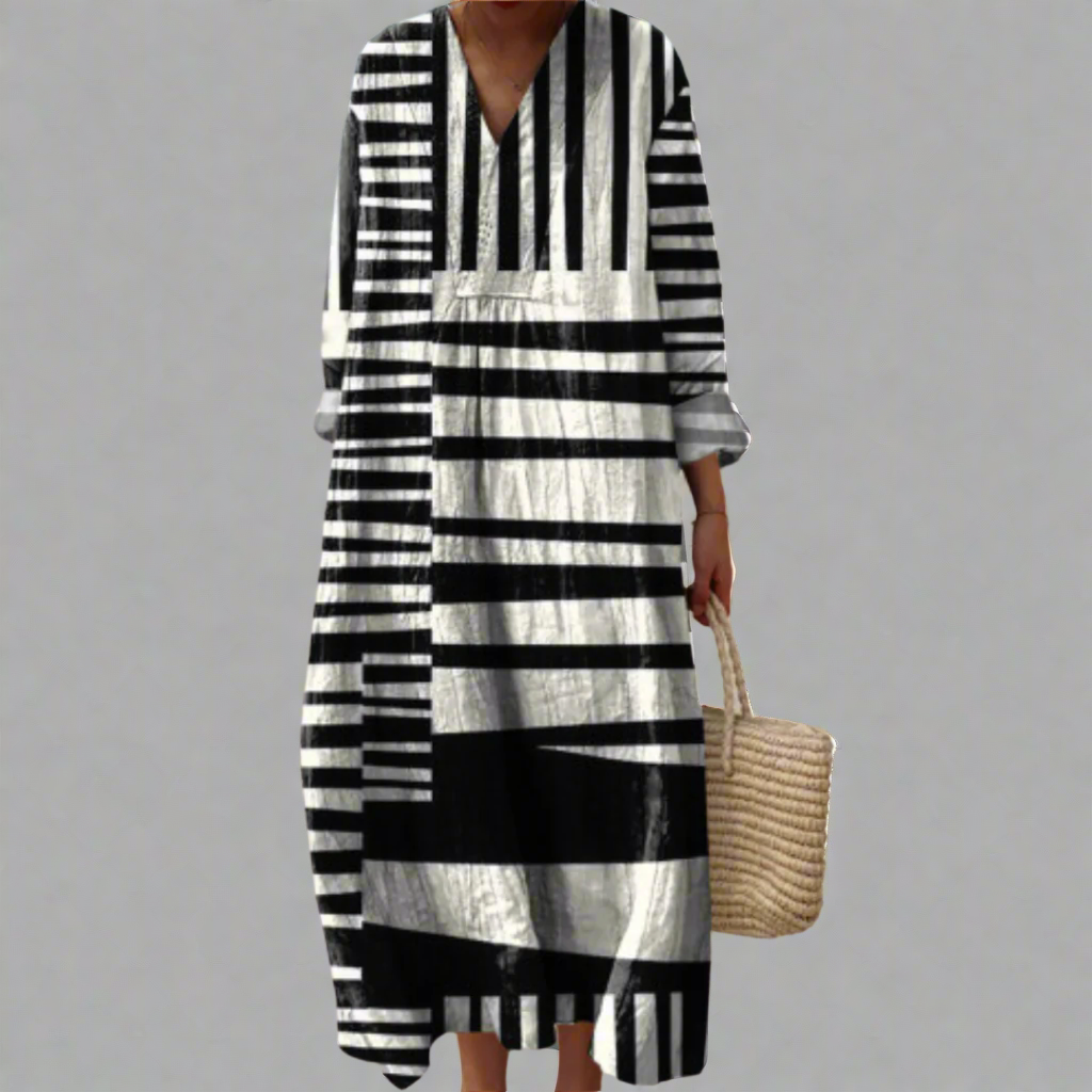Anna-Berg | Elegant Geometric Dress for Every Occasion